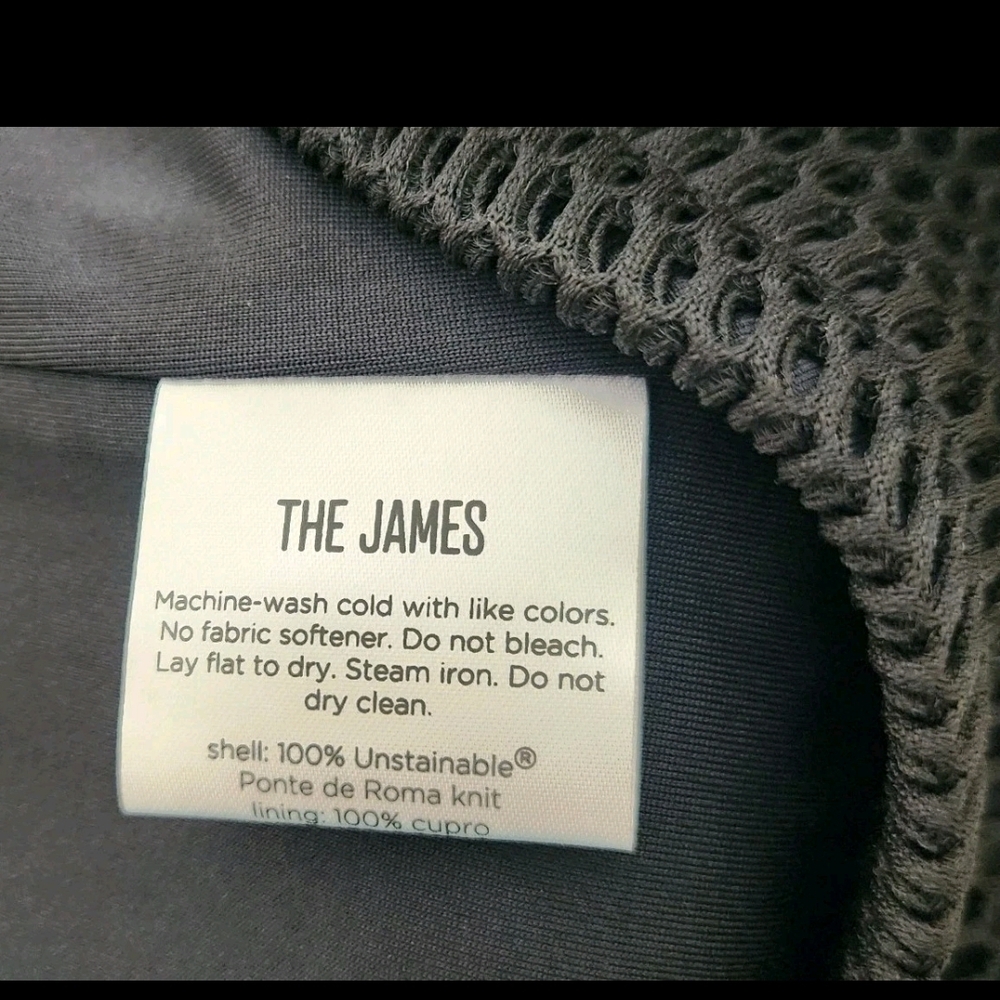 Elizabeth & Clarke The James Dress Unstainable Black Womens Size 10 New NWT - Picture 11 of 11